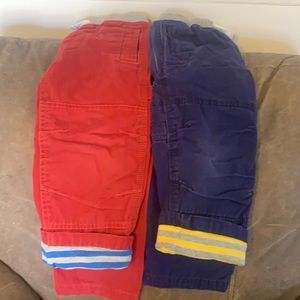 Size 4 Mini Boden lined pants